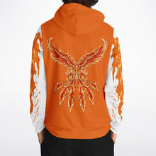Load image into Gallery viewer, Flame Orange Hoodie for MenSeves-ArtFlame Orange Hoodie