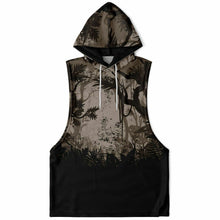 Load image into Gallery viewer, Fashion Tiger Hood Drop Armhole Hoodie for MenSeves-ArtFashion Tiger Hood Drop Armhole Hoodie