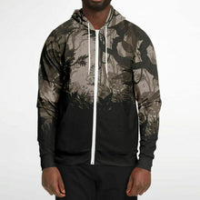 Load image into Gallery viewer, Tiger Hood Zip-Up Hoodie for MenSeves-ArtTiger Hood Zip-