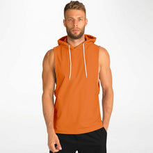 Load image into Gallery viewer, Flame Orange Drop Armhole Hoodie for MenSeves-ArtFlame Orange Drop Armhole Hoodie