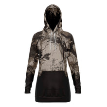 Load image into Gallery viewer, Fashion Tiger Hood Longline Hoodie for WomenSeves-ArtFashion Tiger Hood Longline Hoodie