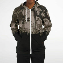 Load image into Gallery viewer, Tiger Hood Zip-Up Hoodie for WomenSeves-ArtTiger Hood Zip-
