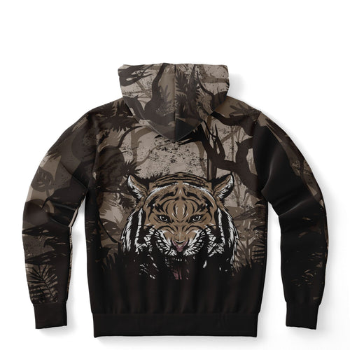 Tiger Hood Hoodie for MenSeves-ArtTiger Hood Hoodie