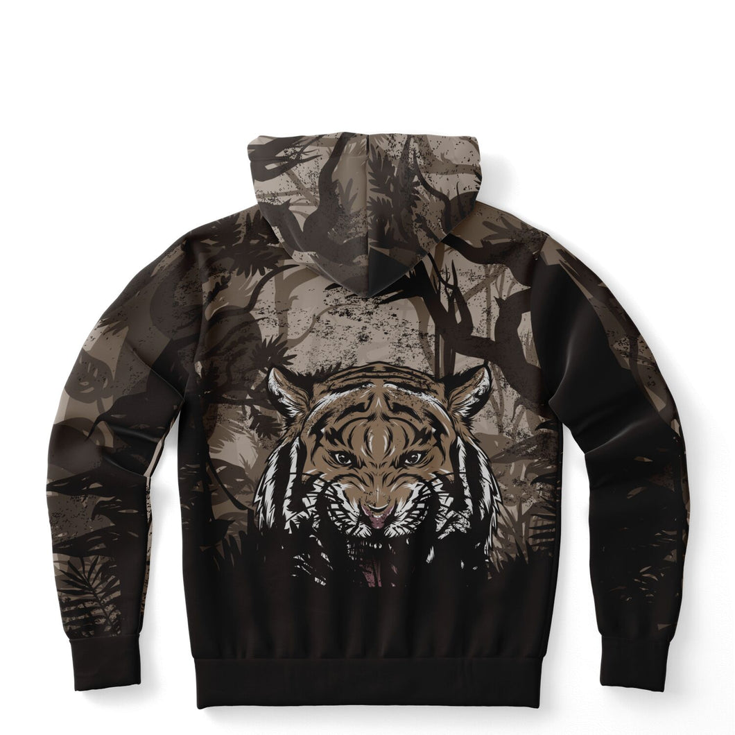 Tiger Hood Hoodie for MenSeves-ArtTiger Hood Hoodie