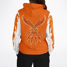 Load image into Gallery viewer, Flame Orange Hoodie for MenSeves-ArtFlame Orange Hoodie

