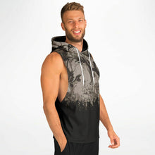 Load image into Gallery viewer, Fashion Tiger Hood Drop Armhole Hoodie for MenSeves-ArtFashion Tiger Hood Drop Armhole Hoodie
