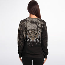 Load image into Gallery viewer, Tiger Hood Sweatshirt for FemaleSeves-ArtTiger Hood Sweatshirt
