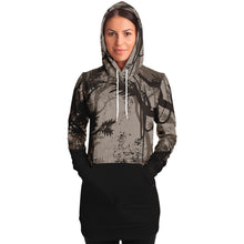 Load image into Gallery viewer, Tiger Hood Longline Hoodie for WomenSeves-ArtTiger Hood Longline Hoodie
