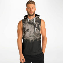 Load image into Gallery viewer, Fashion Tiger Hood Drop Armhole Hoodie for MenSeves-ArtFashion Tiger Hood Drop Armhole Hoodie
