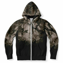 Load image into Gallery viewer, Tiger Hood Zip-Up Hoodie for MenSeves-ArtTiger Hood Zip-
