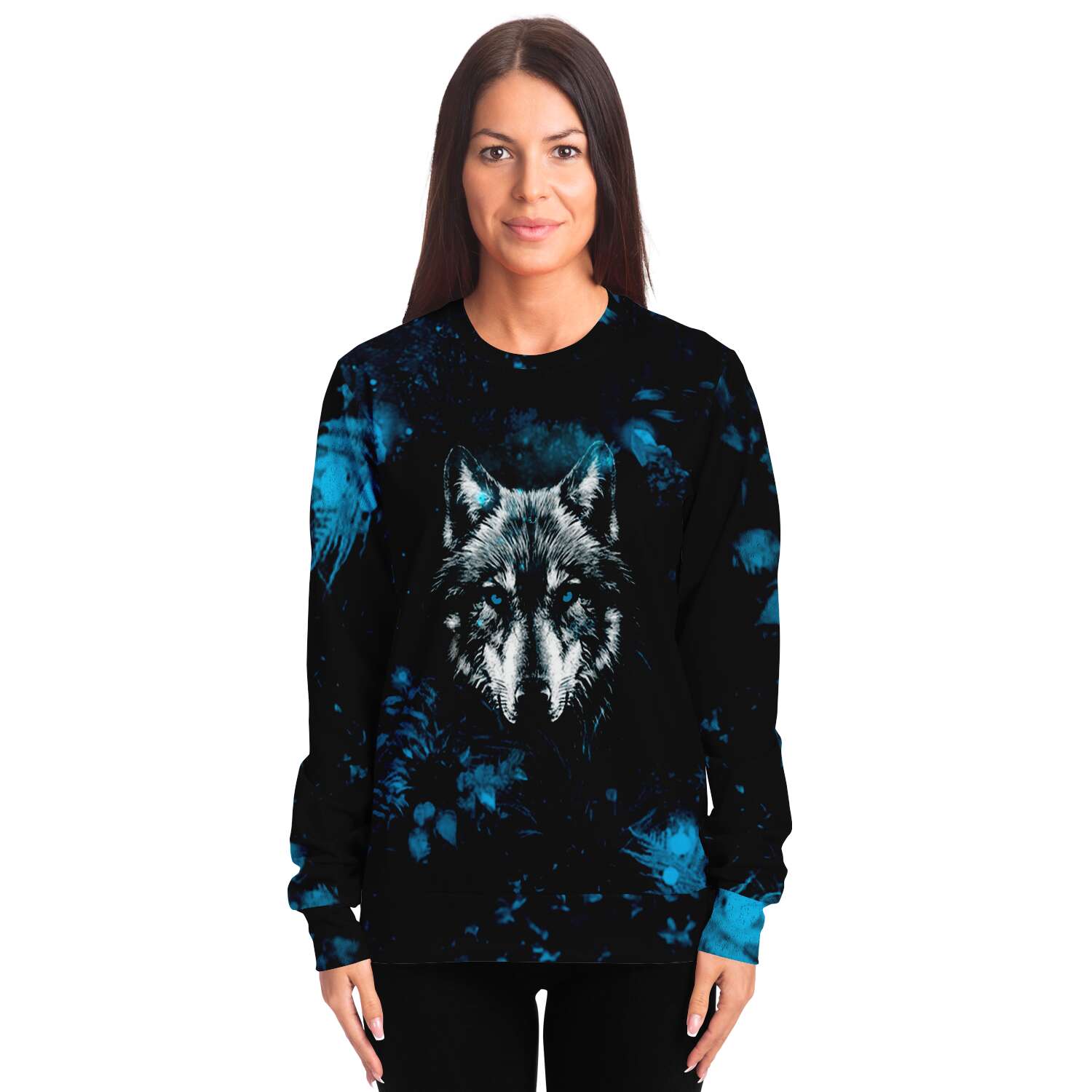 Fashion Sweater - WolfSeves-ArtFashion Sweater - Wolf